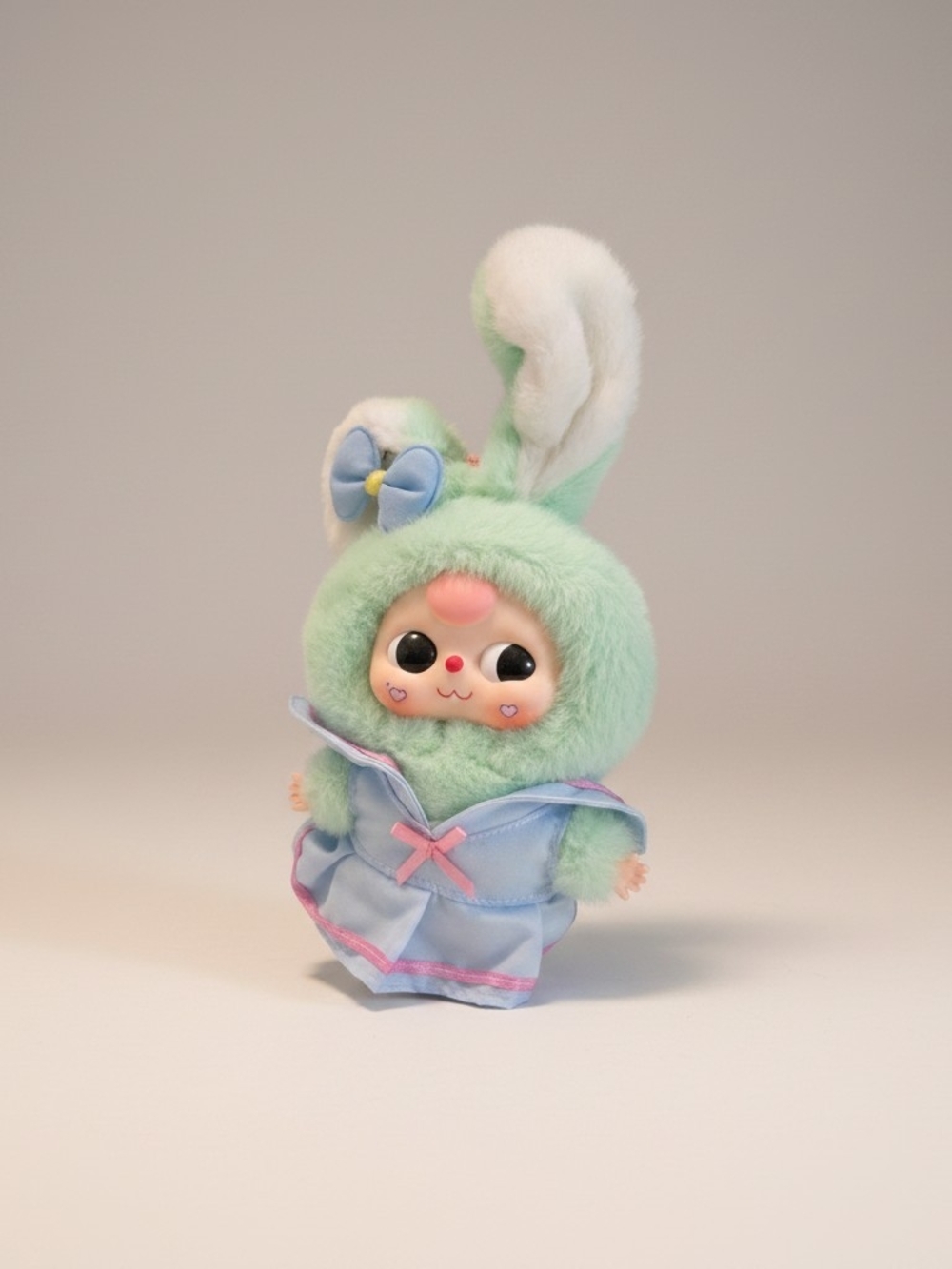 Baby Three Mint Green Bunny Plushie